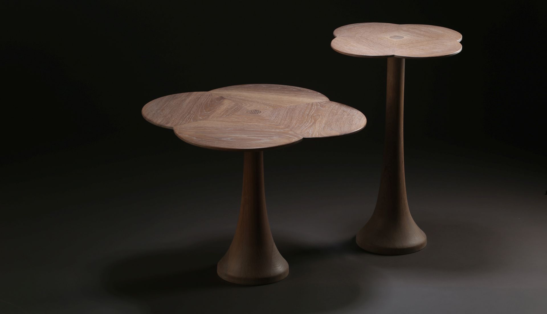 Quatrefoil coffee tables and mirrors